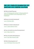 CBCI GPG ACTUAL TEST QUESTIONS WITH&NewLine;COMPLETE ANSWER KEY