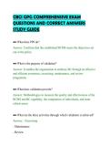 CBCI GPG COMPLETE EXAMINATION TEST&NewLine;QUESTIONS WITH VERIFIED SOLUTIONS