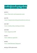 CDIP COMPREHENSIVE EXAM QUESTIONS&NewLine;AND CORRECT ANSWERS STUDY GUIDE