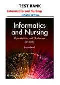 Test Bank Informatics and Nursing 6th Edition Jeanne Sewell