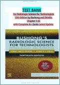 Test Bank for Radiologic Science for Technologists &lpar;13th Edition&rpar;