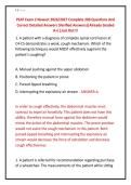 PEAT Exam 2 Newest 2026&sol;2027 Complete 200 Questions And &NewLine;Correct Detailed Answers &lpar;Verified Answers&rpar;&vert;Already Graded &NewLine;A&plus;&vert;&vert;Just Out&excl;&excl;&excl; 