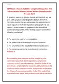 PEAT Exam 3 Newest 2026&sol;2027 Complete 200 Questions And &NewLine;Correct Detailed Answers &lpar;Verified Answers&rpar;&vert;Already Graded &NewLine;A&plus;&vert;&vert;Just Out&excl;&excl;&excl; 