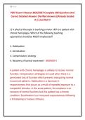 PEAT Exam 4 Newest 2026&sol;2027 Complete 200 Questions And &NewLine;Correct Detailed Answers &lpar;Verified Answers&rpar;&vert;Already Graded &NewLine;A&plus;&vert;&vert;Just Out&excl;&excl;&excl;