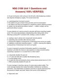 NSG 3180 Unit 1 Questions and Answers&vert; 100&percnt; VERIFIED&vert; 2026