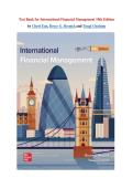 Test Bank International Financial Management 10th Edition Eun Resnick Chuluun