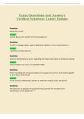 CPSI Exam Questions and Answers&NewLine;Verified Solutions Latest Update