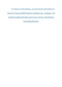 Test Bank For Microbiology&colon; An Introduction 14th Edition By&NewLine;Gerard J&period; Tortora&comma; Berdell Funke & Christine Case &ndash; Chapters 1&ndash;28&NewLine;Updated Complete Questions And Correct Answers Microbiology&NewLine;Exam Study Resource