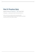 Part4&lowbar;Sentencing MCQ mock Exam 100 MCQ's & True&sol;False
