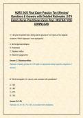 NURS 5433 Final Exam Family II &ndash; FNP II Practice Exam Mega Bundle 2026&ndash;2027 &ndash; Multiple Exams&comma; Questions&comma; Answers & Detailed Rationales