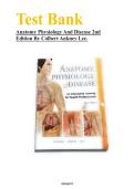 Test Bank For Anatomy Physiology And Disease 2nd Edition By Colbert Ankney Lee&period;&vert;&vert;Latest Edition&NewLine;