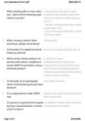 Core Mandatory Part 1 Questions & Answers 2026&sol;2027