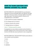 CNOR TEST BANK QUESTIONS WITH&NewLine;VERIFIED ANSWERS FULL REVIEW