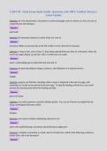 CABT 38 - Final Exam Study Guide &vert; Questions with 100&percnt; Verified Answers &vert; Latest Update