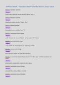 DNP 816- Module 1 &vert; Questions with 100&percnt; Verified Answers &vert; Latest Update&NewLine;