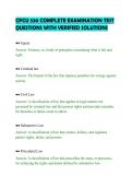 CPCU 530 COMPLETE EXAMINATION TEST&NewLine;QUESTIONS WITH VERIFIED SOLUTIONS