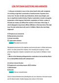 LEIK FNP EXAM QUESTIONS AND ANSWERS