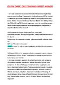 LEIK FNP EXAM BUNDLE QUESTIONS AND CORRECT ANSWERS 