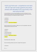 NR 565 Advanced Pharmacology Final Midterm &NewLine;Quiz 2 NR 547 Midterm NR 546 Chamberlain &NewLine;Practice Exam Questions and Answers 2026&sol;2027 