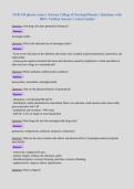 NUR 334 pharm exam 2 Arizona College of Nursing-Phoenix &vert; Questions with 100&percnt; Verified Answers &vert; Latest Update