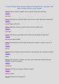 NUR 334 Pharm Final Arizona College of Nursing-Phoenix &vert; Questions with&NewLine;100&percnt; Verified Answers &vert; Latest Update