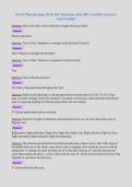 AZCN Pharmacology NUR 334 &vert; Questions with 100&percnt; Verified Answers &vert;&NewLine;Latest Update