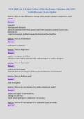 NUR 336 Exam 1 Arizona College of Nursing-Tempe &vert; Questions with 100&percnt;&NewLine;Verified Answers &vert; Latest Update