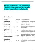 Barkley Dermatology Practice Exam &mdash; &NewLine;150 High-Yield Questions with Detailed &NewLine;Answer Explanations and Rationales