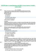 NUR 555 Quiz 4 &vert; Actual Questions with 100&percnt; Correct Answers &vert; Verified &vert; Latest Update- Southern New Hampshire University