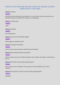 PACKAGE DEAL FOR NURS 615 EXAMS with  UPDATED Questions and 100&percnt; Verified Answers 