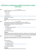 NUR 555 Quiz 3 &vert; Actual Questions with 100&percnt; Correct Answers &vert; Verified &vert; Latest Update- Southern New Hampshire University