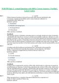 NUR 555 Quiz 2 &vert; Actual Questions with 100&percnt; Correct Answers &vert; Verified &vert; Latest Update- Southern New Hampshire University