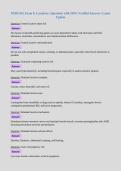 NURS 615 Exam 6&colon; Laxatives &vert; Questions with 100&percnt; Verified Answers &vert; Latest Update