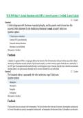 NUR 555 Quiz 9 &vert; Actual Questions with 100&percnt; Correct Answers &vert; Verified &vert; Latest Update- Southern New Hampshire University