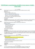 NUR 555 Quiz 8 &vert; Actual Questions with 100&percnt; Correct Answers &vert; Verified &vert; Latest Update- Southern New Hampshire University