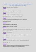 Maryville NURS 615 Exam 1 Maryville University of Saint Louis &vert; Questions&NewLine;with 100&percnt; Verified Answers &vert; Latest Update