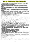 MDC1 Final Exam Questions and Answers Guaranteed Pass