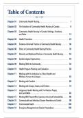 Stanhope and Lancaster&rsquo;s Community Health in Nursing &ndash; Community Health Nursing Study Guide and Exam Review