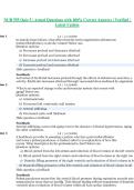 NUR 555 Quiz 5 &vert; Actual Questions with 100&percnt; Correct Answers &vert; Verified &vert; Latest Update- Southern New Hampshire University