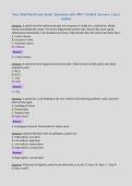 Nurs 3366 Final Exam Study &vert; Questions with 100&percnt; Verified Answers &vert; Latest Update