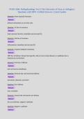 PACKAGE DEAL FOR NURS 3366 EXAMS with  UPDATED Questions and 100&percnt; Verified Answers 