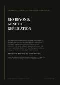 BioBeyond Genetic Replication 2026&sol;2027 &vert; Complete Solutions &vert; Pass Guaranteed &ndash; A&plus; Graded&NewLine;&NewLine;
