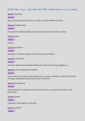 NURS 3366 - Exam 1 &vert; Questions with 100&percnt; Verified Answers &vert; Latest Update&NewLine;