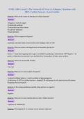 NURS- 3366 &lpar; exam 1&rpar; The University of Texas at Arlington &vert; Questions with&NewLine;100&percnt; Verified Answers &vert; Latest Update