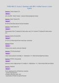PACKAGE DEAL FOR NURS 4581 EXAMS with  UPDATED Questions and 100&percnt; Verified Answers 