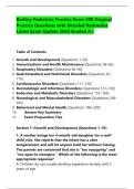 Barkley Pediatrics Practice Exam 200 Original &NewLine;Practice Questions with Detailed Rationales &NewLine;Latest Exam Update 2026 Graded A&plus; 