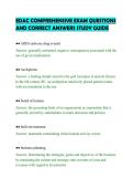 EDAC COMPLETE EXAMINATION TEST&NewLine;QUESTIONS WITH VERIFIED SOLUTIONS