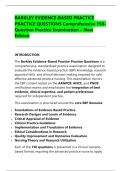 BARKLEY EVIDENCE-BASED PRACTICE &NewLine;PRACTICE QUESTIONS Comprehensive 150&NewLine;Question Practice Examination &ndash; New &NewLine;Edition 