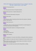 NURS 5220&colon; Modules 1 & 2 The University of Texas at Arlington &vert; Questions&NewLine;with 100&percnt; Verified Answers &vert; Latest Update