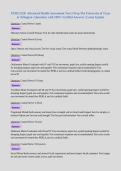 NURS 5220&colon; Advanced Health Assessment Test 2 Prep The University of Texas at Arlington &vert; Questions with 100&percnt; Verified Answers &vert; Latest Update